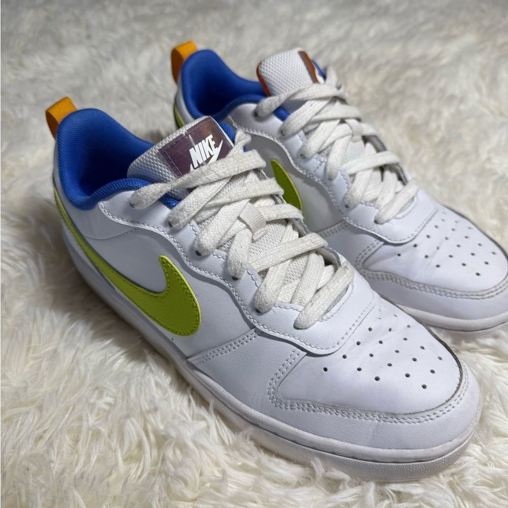 Nike Vibrant Blue and Orange Athletic Shoes